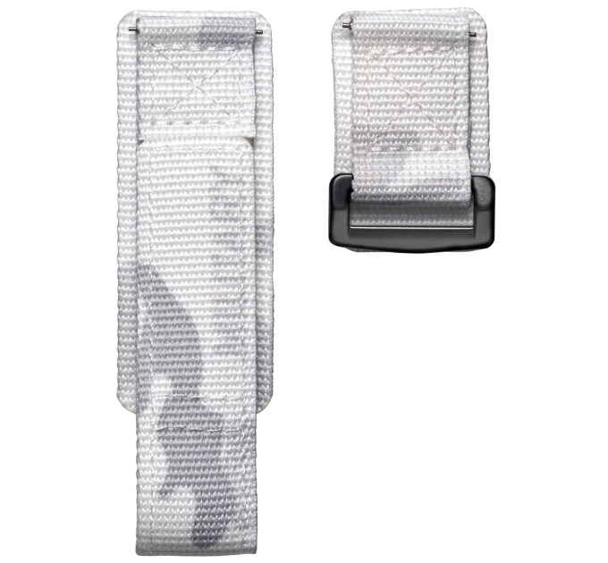Ремінець для годинника Hemsut HS131 Military nylon Velcro Camo White 20 mm