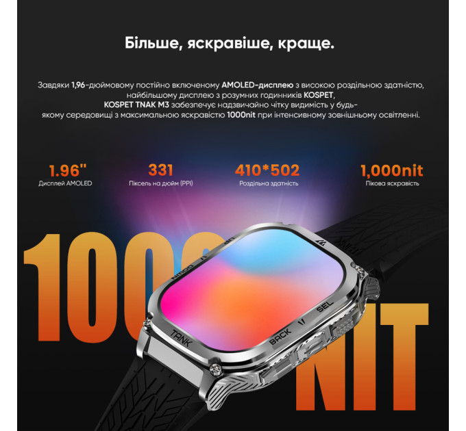 Kospet TANK M3 Silver