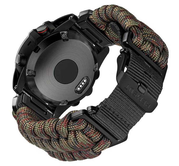 Ремінець для годинника Hemsut HGA145 Rugged Paracord Military Garmin 22 mm