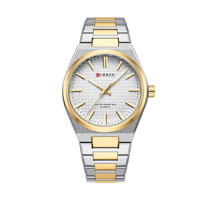 Curren 8439L Silver-Gold-White
