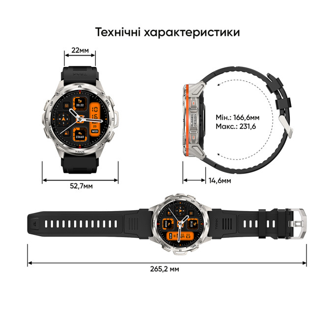 Kospet TANK T3 ULTRA Black