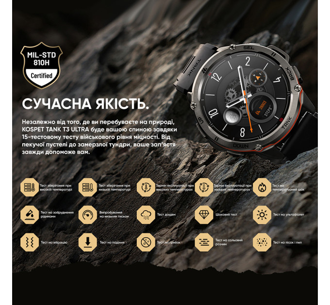 Kospet TANK T3 ULTRA Black
