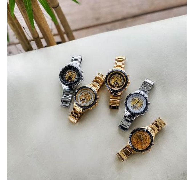 Winner 8067 Gold-Black-Black Red Cristal