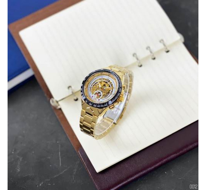 Winner 8067 Gold-Black-White Red Cristal