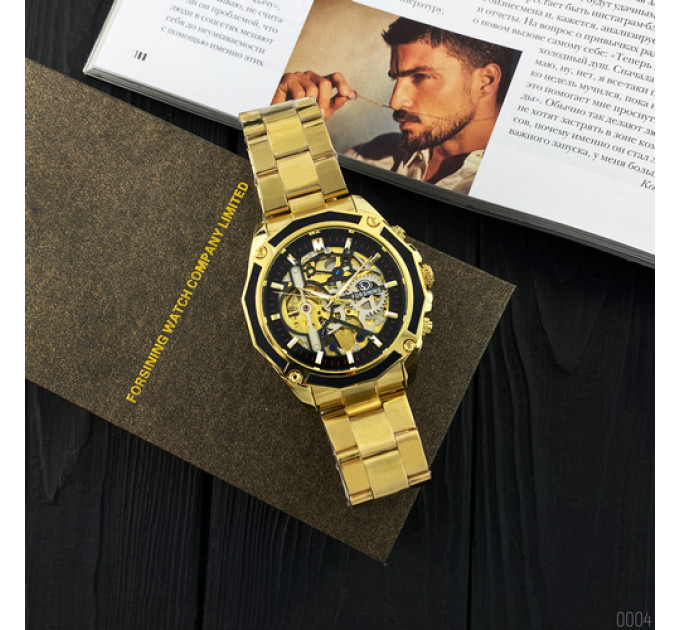 Forsining 8130 Gold-Black