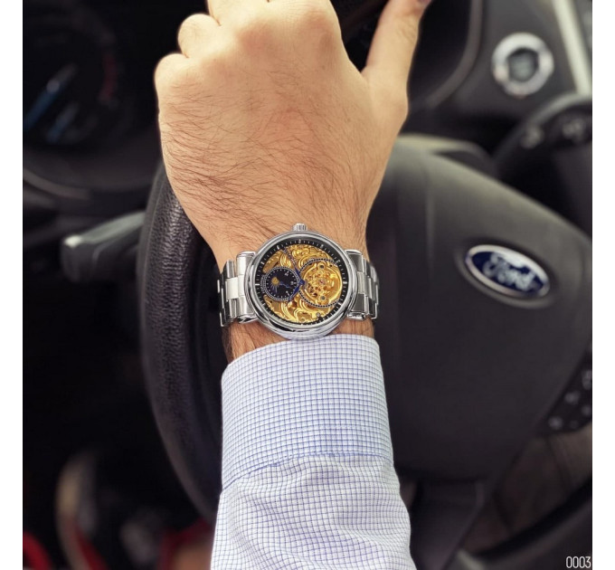 Forsining 8177 Silver-Gold