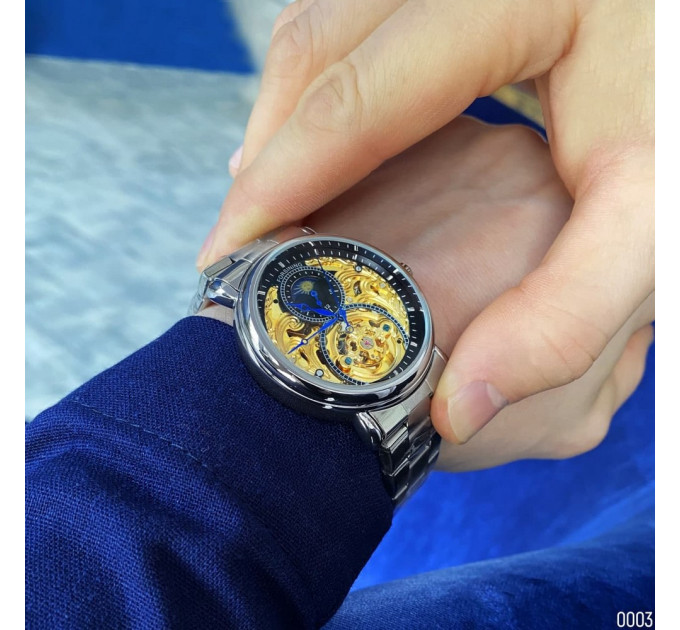 Forsining 8177 Silver-Gold