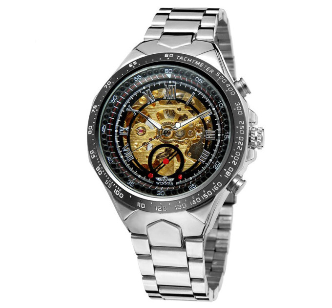 Winner 8067 Silver-Black-Gold Red