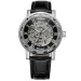 Winner 8008 Diamonds Automatic Black-Silver
