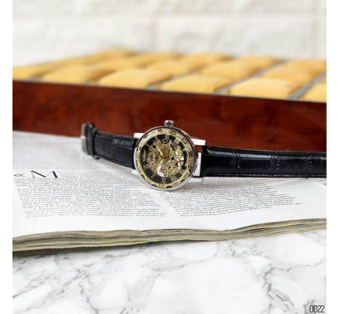 Winner 8012 Diamonds Automatic Black-Silver-Gold-Black