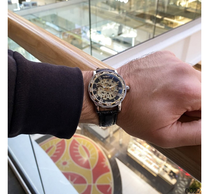 Winner 8012 Diamonds Automatic Black-Silver-Gold-Black