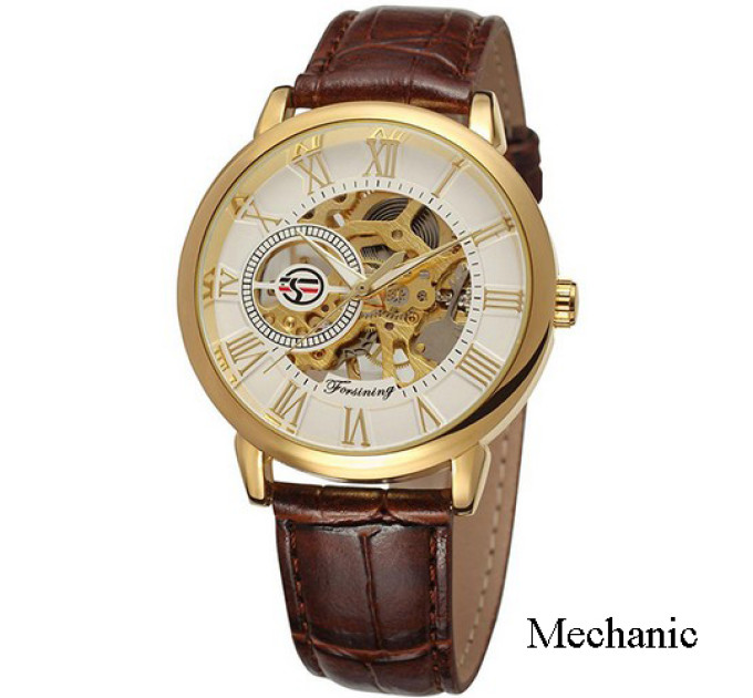 Forsining 8099 Brown-Gold-White