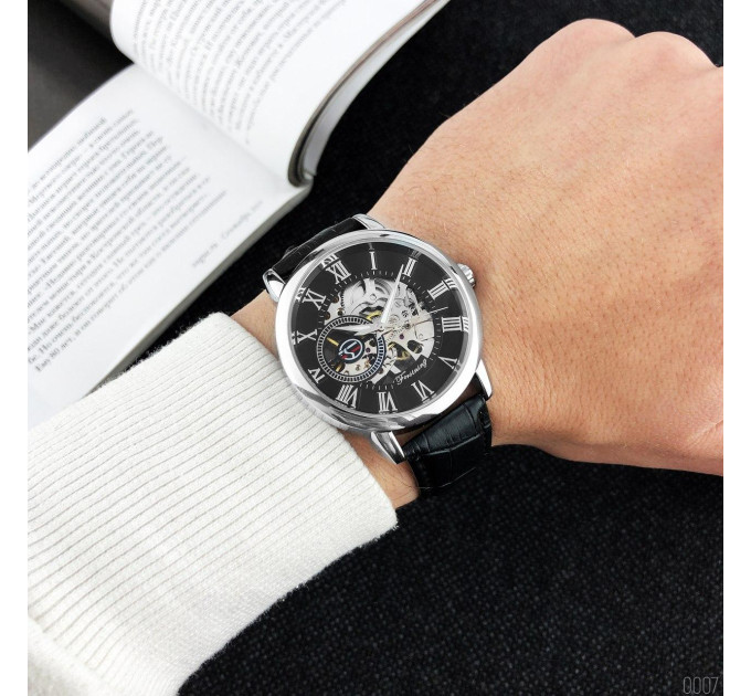 Forsining 8099 Black-Silver-Black