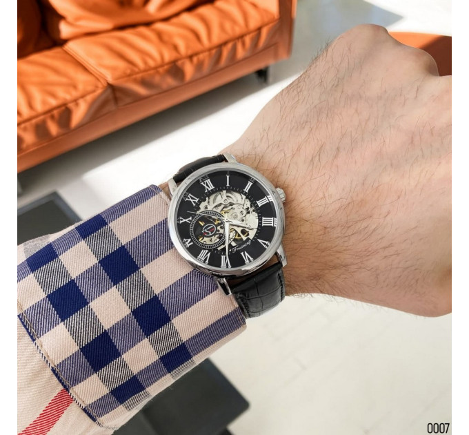 Forsining 8099 Black-Silver-Black