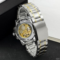 Winner 8012 Diamonds Automatic Silver-Black-Gold