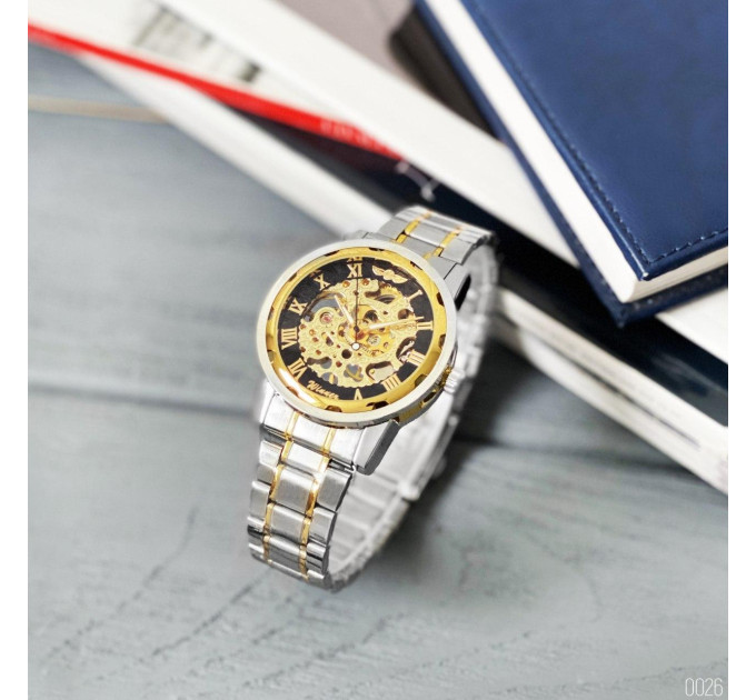 Winner 8012 Automatic Silver-Black-Gold