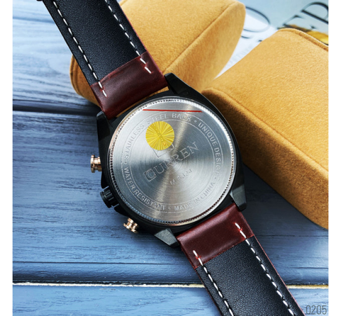 Curren 8324 Brown-Black-Gold