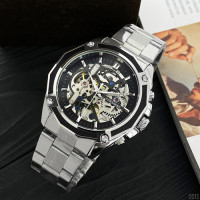 Forsining 8130 Silver-Black