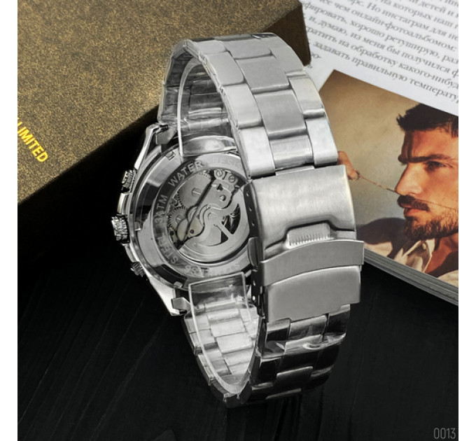 Forsining 8130 Silver-Black
