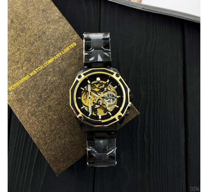 Forsining 8130 Black-Gold-Black