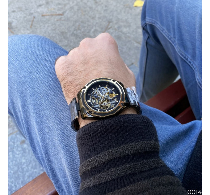 Forsining 8130 Black-Gold-Black
