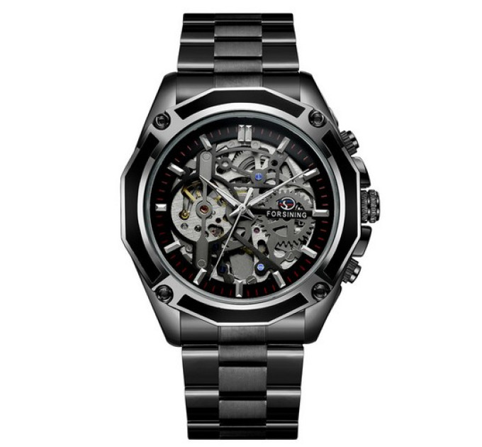 Forsining 8130 Black-Silver