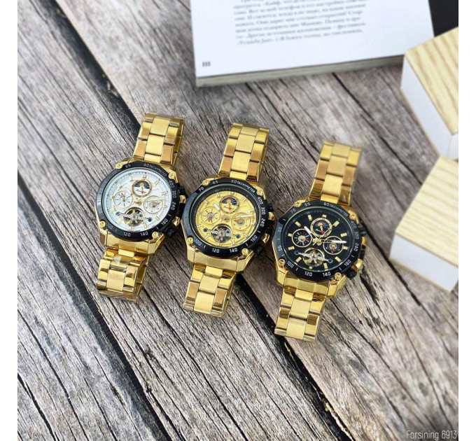 Forsining 6913 Gold-Black-Gold
