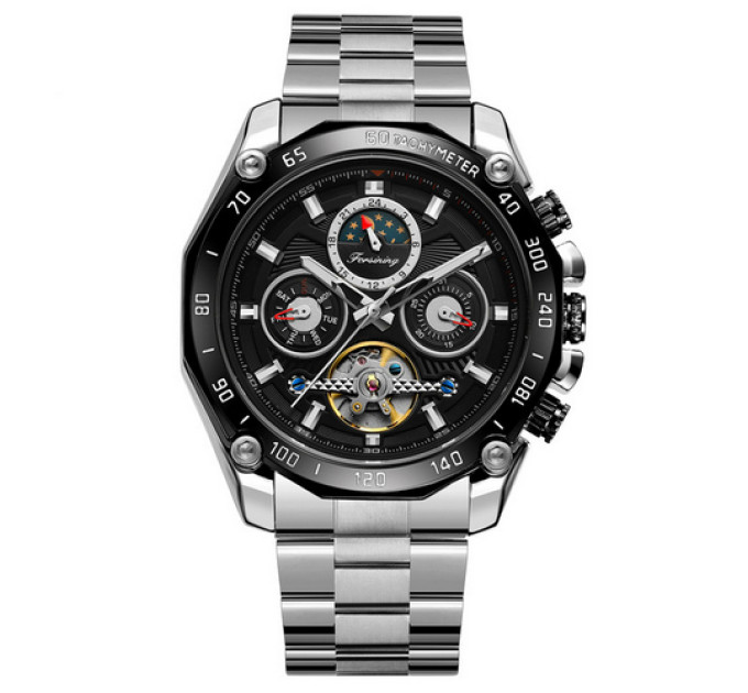 Forsining 6913 Silver-Black