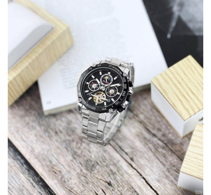 Forsining 6913 Silver-Black