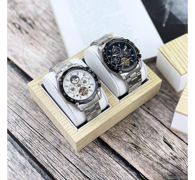 Forsining 6913 Silver-Black
