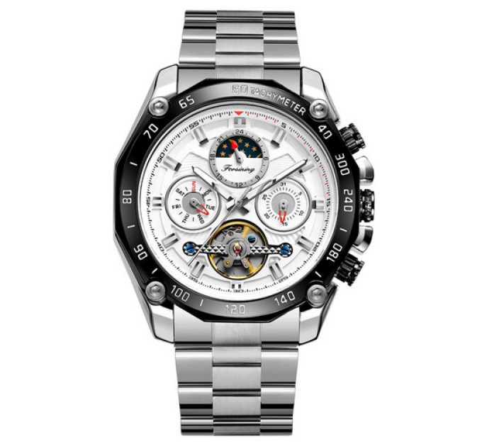 Forsining 6913 Silver-White-Black