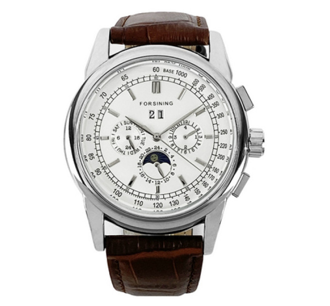 Forsining 319 Brown-Silver-White