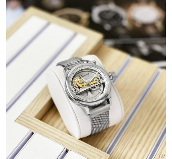Forsining 9418 All Silver Diamonds