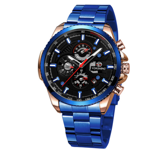 Forsining 6909 Blue-Cuprum-Black