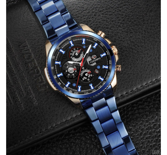 Forsining 6909 Blue-Cuprum-Black