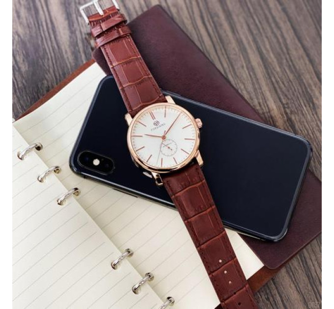 Forsining 8214 Gold-White-Brown
