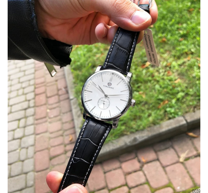 Forsining 8214 Silver-White-Black