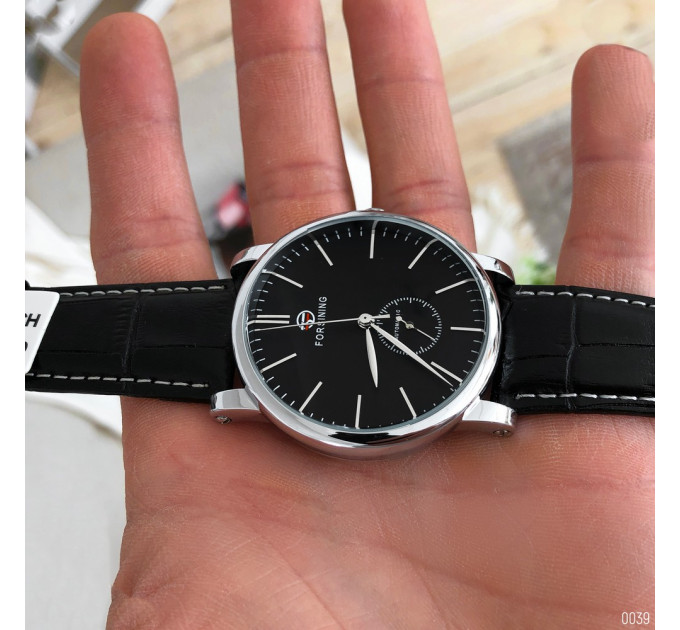 Forsining 8214 Silver-Black