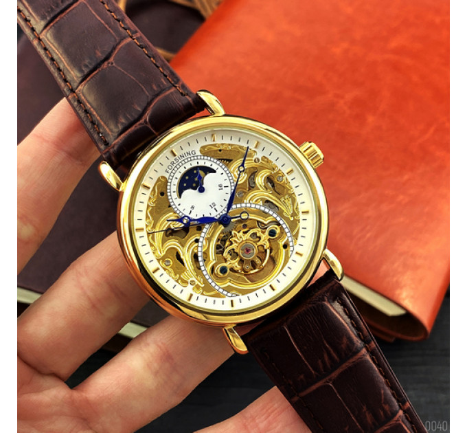 Forsining 8177 Gold-Brown
