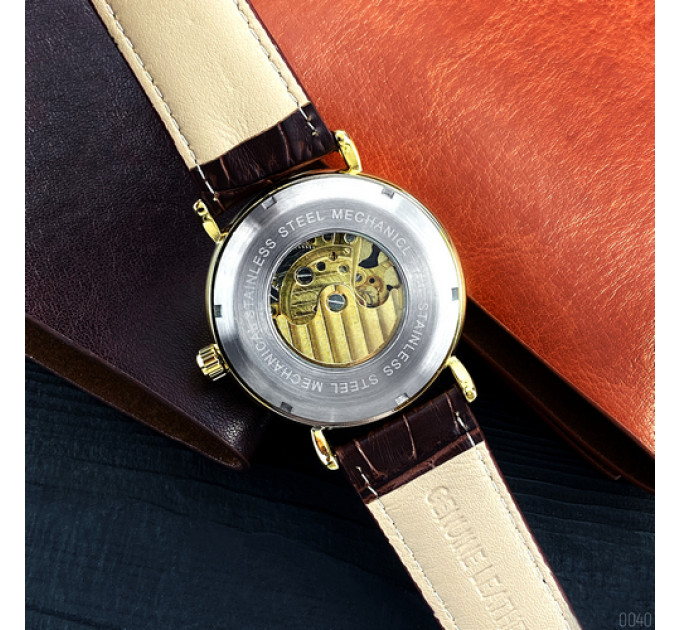 Forsining 8177 Gold-Brown