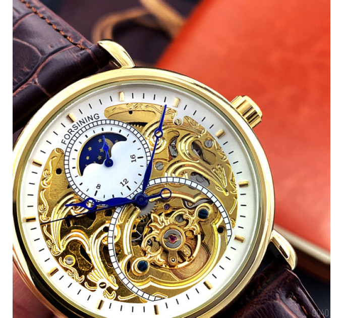 Forsining 8177 Gold-Brown