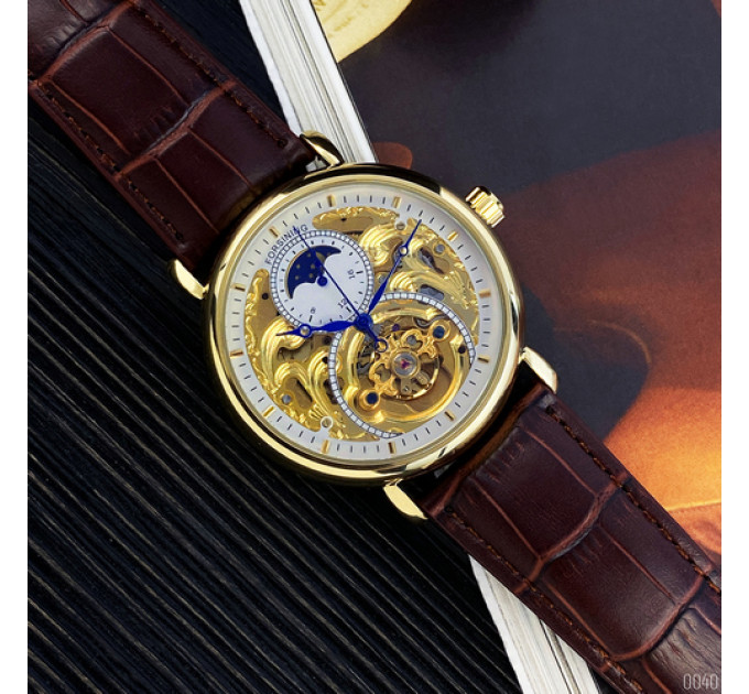 Forsining 8177 Gold-Brown