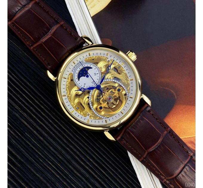 Forsining 8177 Gold-Brown