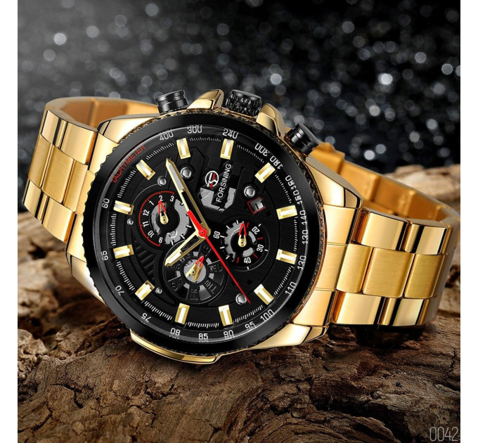 Forsining 6909 Gold-Black