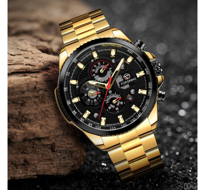 Forsining 6909 Gold-Black
