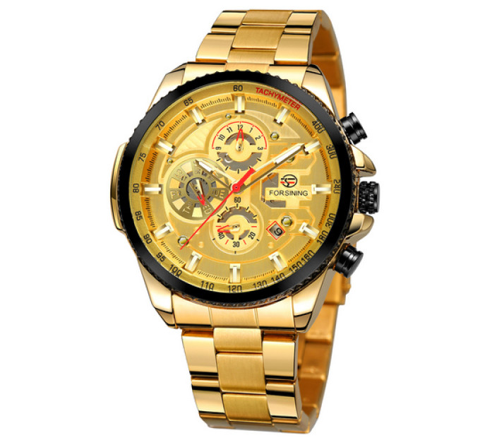 Forsining 6909 Gold-Black-Gold