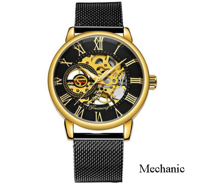 Forsining 8099  Black-Gold-Black