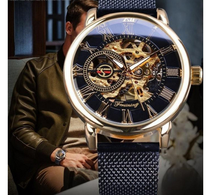 Forsining 8099  Black-Gold-Black