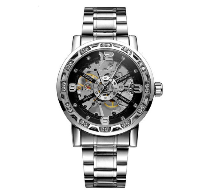 Forsining 8209 Silver-Black