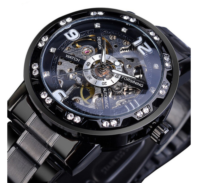 Forsining 8209 Black-Silver